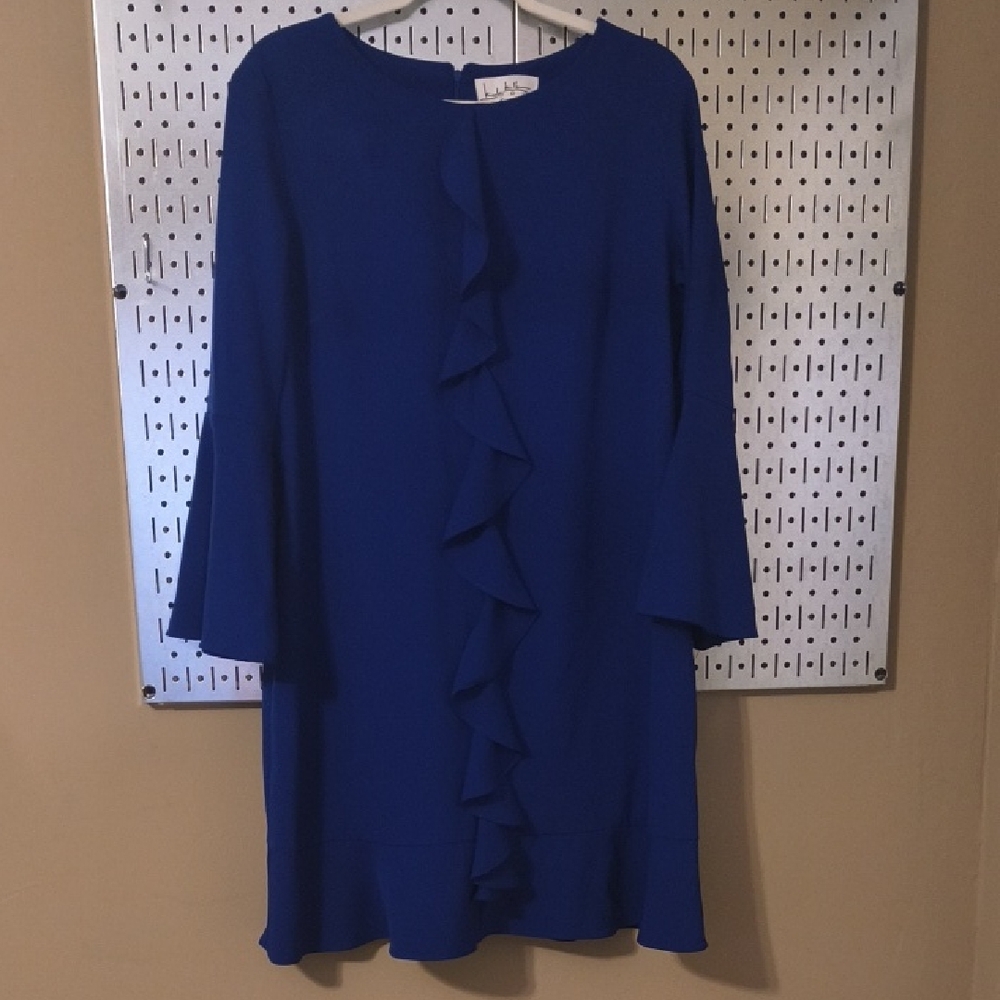 Blue Ruffle Dress